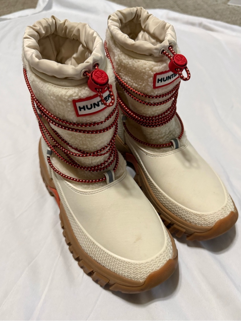 Hunter Wanderer Shearling Snow Boots